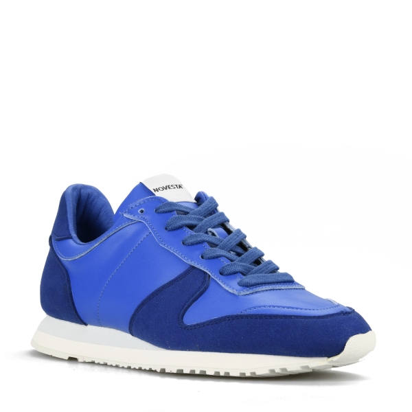 Novesta Marathon Vegan Al Men's Running Shoes Blue | 2Vs7rY2RHID