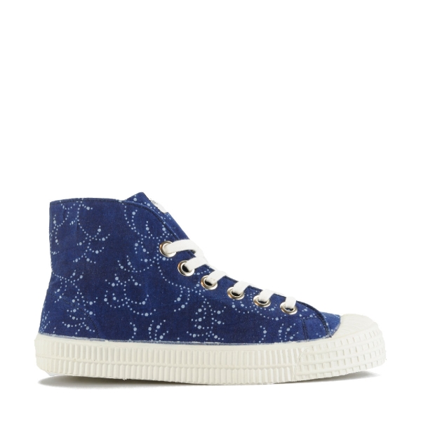 Novesta S.D. print Men's Flat Shoes Blue | 5HeBf53r5bX