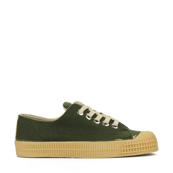 Novesta S.M.Felt 15 Arm. / 003trnsp Men's Flat Shoes Green | MLlZC2JNxl4