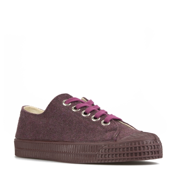 Novesta S.M.Felt Cherry / 474 Bordo Women's Flat Shoes Rose Red | lcojCKgBW8t