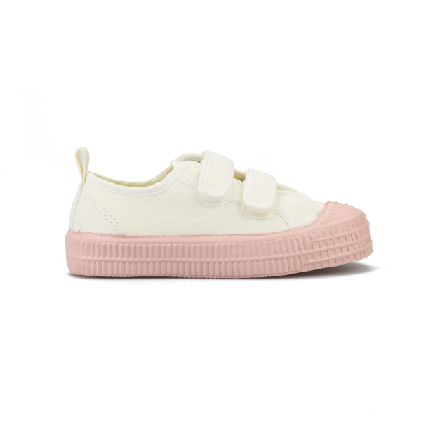Novesta S.M.Kid Velcro 10 Wht / 333 Kids' Sneakers Pink | ngxBKtl6Wmb
