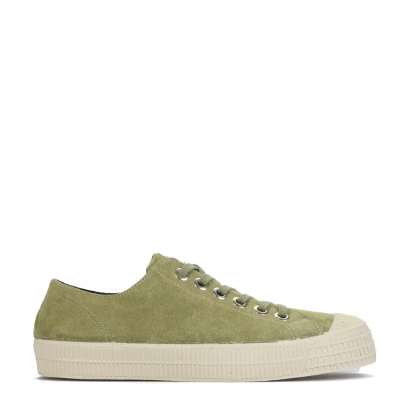 Novesta S.M. Suede Olive / 123 Wheat Women's Flat Shoes Brown | mDg92ilCuSI