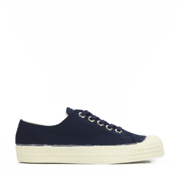 Novesta S.M. Wr 27 / 127 Limestone Women's Flat Shoes Dark Blue | eOvrdJ43xop