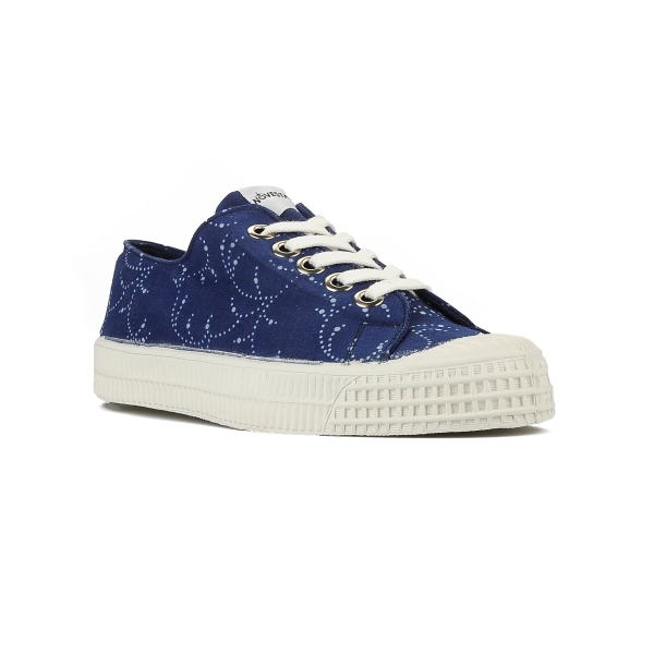 Novesta S.M. print Women's Flat Shoes Blue | j6RVYMoexGl